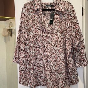 3x Ralph Lauren cotton/silk NWT 3/4 sleeve shirt